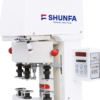 SHUNFA SF3808E | مكبس كباسين صناعي 3×1 لتركيب الأزرار والإكسسوارات المعدنية | Industrial Double-Head Snap Button Attaching Machine (3×1)